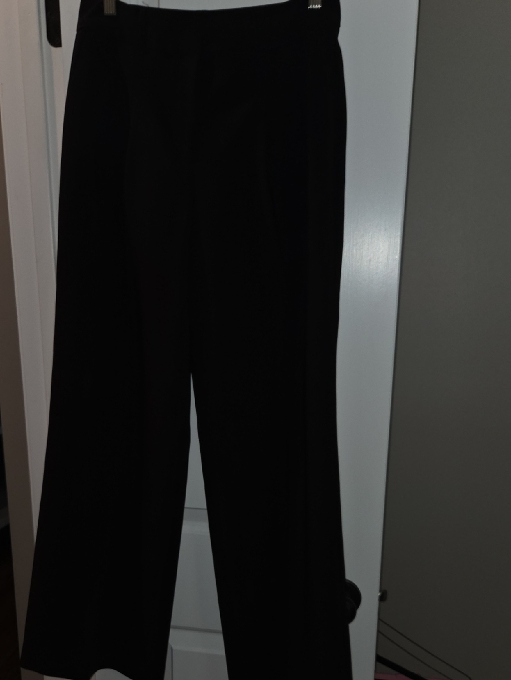 White House Black Market Black Wide-Leg Dress Pants